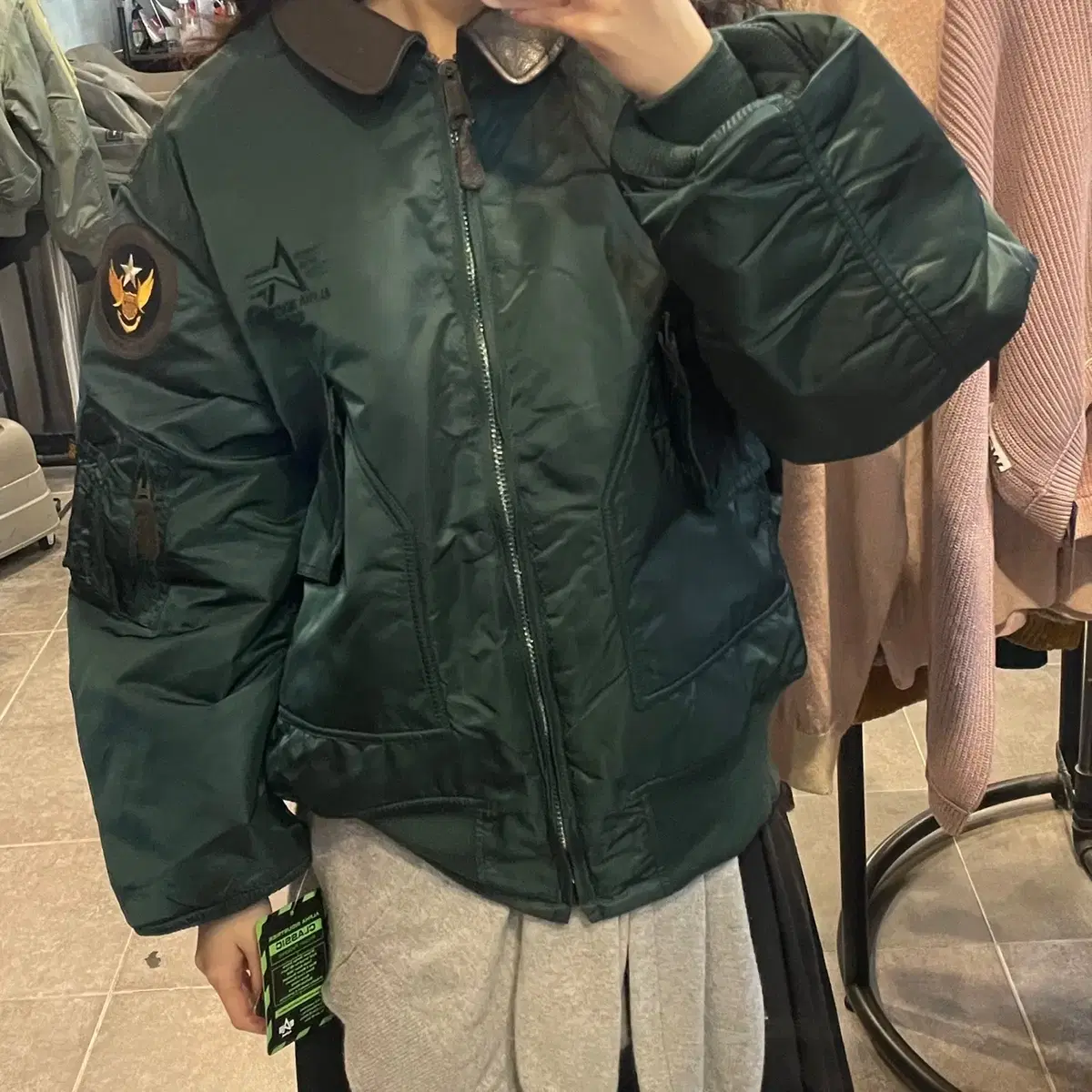 (NO.9) AlphaIndustries 빈티지 알파인더스트리 항공점퍼